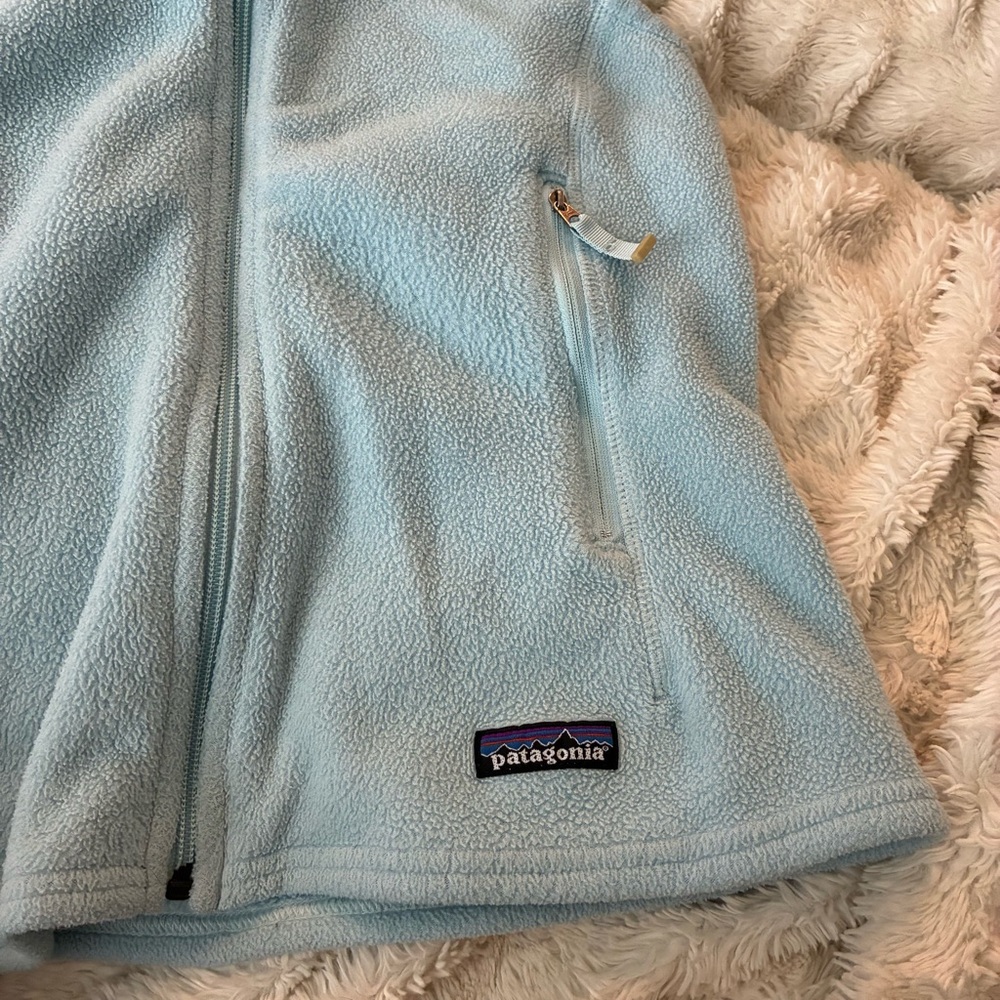 Light Blue Patagonia Vest - Picture 3 of 6